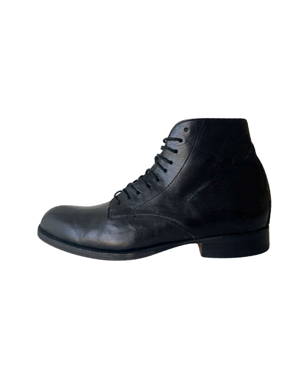 LEATHER LACE UP BOOT SIZE 40, 41